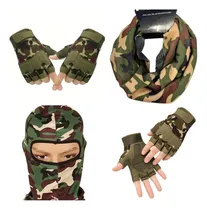 Comprar Pasamontañas Tacticos Tipo Militares + Guantes Camuflados