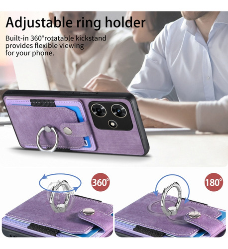 Pzz Funda Tipo Tarjetero Para Infinix Note 30/hot 30i