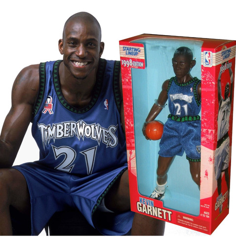 1/6 Starting Lineup 1998 Kevin Garnett Fig 13 Pulg Kenner