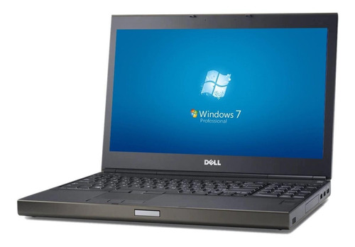 Notebook Dell Precision M4800 preta 15.6", Intel Core i7 4910MQ  16GB de RAM 240GB SSD, NVIDIA Quadro K2100M 1366x768px Windows 7 Home