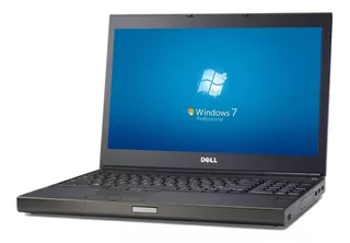 Notebook Dell Precision M4800 preta 15.6", Intel Core i7 4910MQ 16GB de RAM 240GB SSD, NVIDIA Quadro K2100M 1366x768px Windows 7 Home
