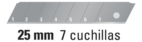 Cutter 25 Mm Profesional Con Grip, Truper 17901