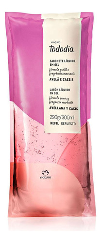 Natura Tododia Repuesto Jabon Liquido Avellana Y Casis 300ml