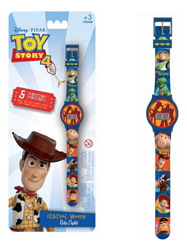 Reloj Pulsera Infantil 5 Funciones Toy Story 4 ELG Tsrj6