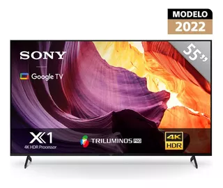 Pantalla Smart Tv Sony 55 PuLG Lcd 4k Hdr Google Kd55x80k