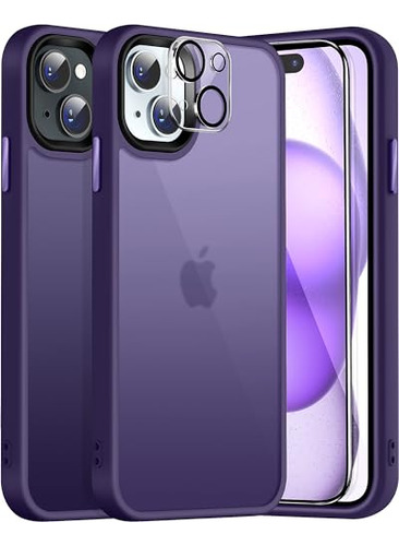 Funda Dssairo Para iPhone 15 Plus, Con 2 Protectores De Pant
