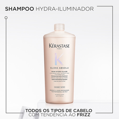 Kérastase Gloss Absolu Bain Shampoo Hydra Glaze 1000ml