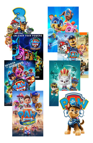 Paw Patrol Set De Afiches