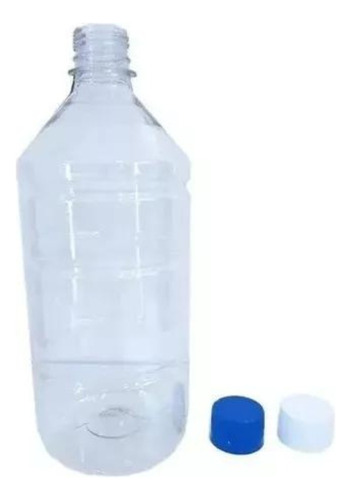 Botellas Pet De 1 Litro Con Tapa Plastica Bolsones X100un