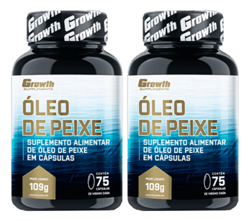 Omega 3 75 Cápsulas Growth Kit 2 Potes