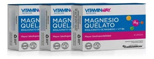 Magnesio Quelato X 90 Capsulas Vitamin Way 