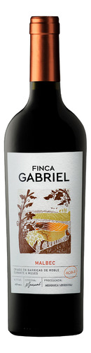 Vino Finca Gabriel Malbec Roble 6x750 Ml