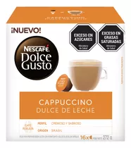 Comprar Capsulas De Cafe Nescafe Dolce Gusto Cappuccino Dulce De Leche X 16