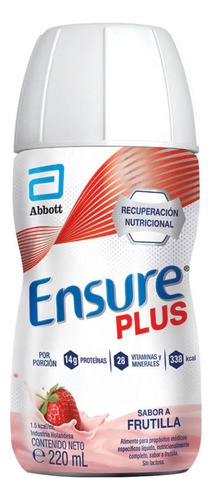 Ensure Plus Liquido X 220 Ml Frutilla