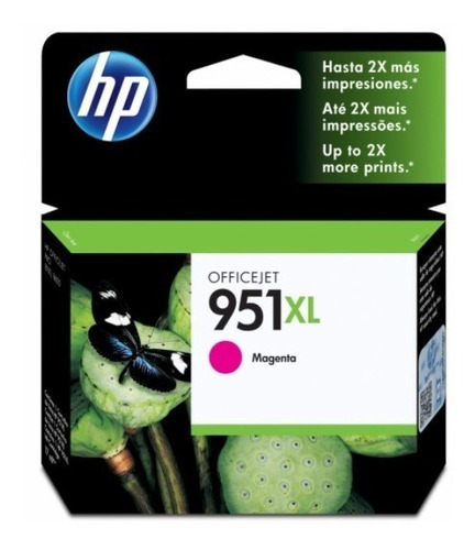 Hp Cartucho Tinta #951xl Magenta, Cn047al, Original