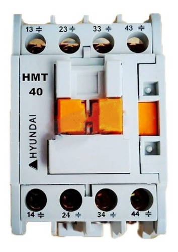 Rele Auxiliar Contactor Hyundai 4no Hmt40/24vdc