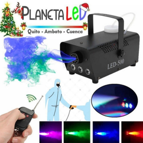 Imagen 1 de 4 de Maquina De Humo Cámara Humo 600w Rgb Desinfección+control