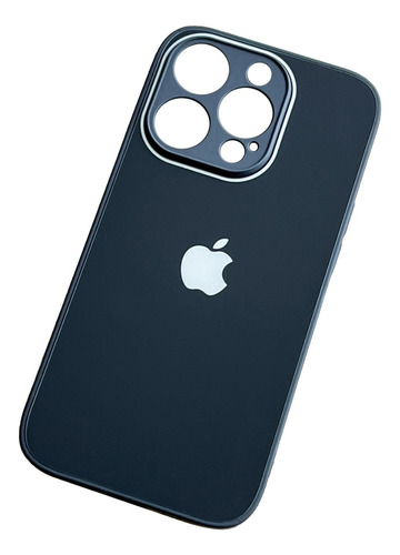 Capa De Vidro Glass Fosca Borda Silicone iPhone 14 Pro Max