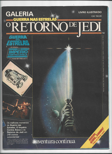 Álbum Figurinha - Star Wars - O Retorno De Jedi Completo1983