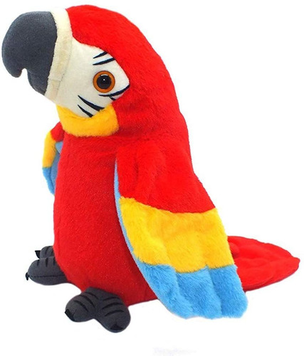 Qdd Talking Parrot Repeats What You Say Mimicry Pet Toy Pelu