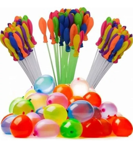 5 Pack De 111 Pzs Globo Mágico Agua Llenado Rápido Niños