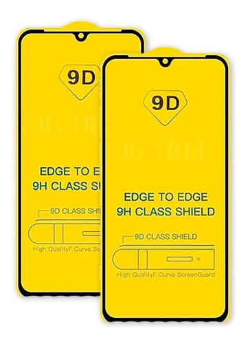 Protector Vidrio 9d Amarilla Xiaomi Mi 9t Pro Negro