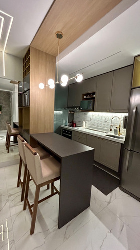 Apartamento Mobiliado Com Vista Deslumbrante | Último Andar | 2 Dorms + Varanda Gourmet | Bairro Cerâmica - São Caetano Do Sul - Porteira Fechada