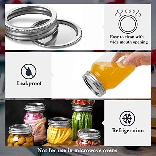 Tarros De Mason De 500 Ml Con Tapas Herméticas, Tarro De Vid