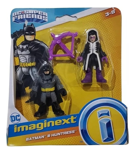 Figura Imaginext Batman + Huntress 