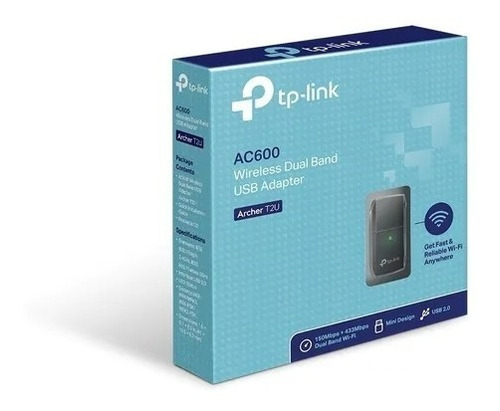 Adaptador Wifi Tp-link T2u Archer Ac600 Dual Band Laptop-pc