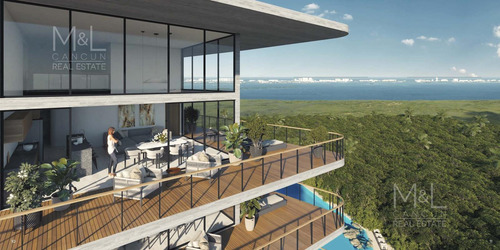 Departamento Ph En Venta En Cancún. Le Parc 4 Recámaras, Boulevard Colosio