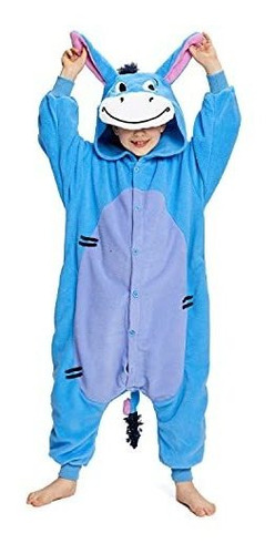 Halloween Unisex Niño Burro One Piece Pijamas Traje