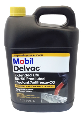 Refrigerante Prediluido 50/50 Mobil Delvac Diesel