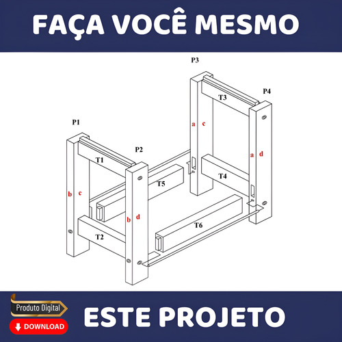 Projeto Bancada De Marceneiro Pdf Para Marcenaria +brindes
