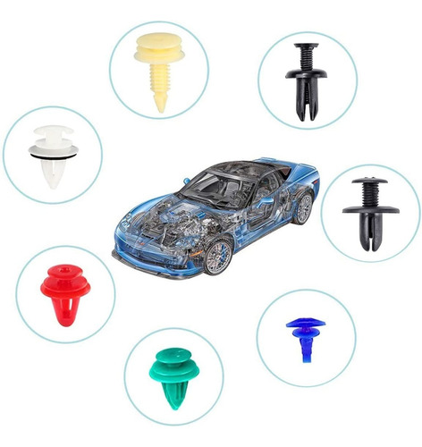 Para 2024 Kit De Grapas Automotrices De 925 Piezas Con