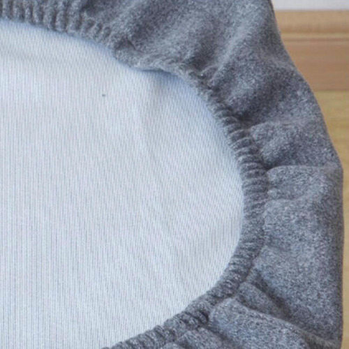 Taburete De Tocador Elástico Funda De Asiento Funda Gris B