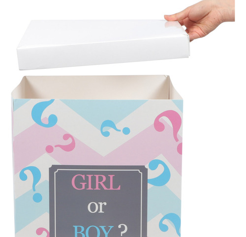 Xiaery Caja Flash Con Decoración Reveladora De Género For
