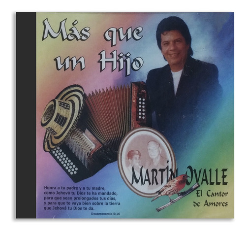 Martín Ovalle - Más Que Un Hijo - Cd