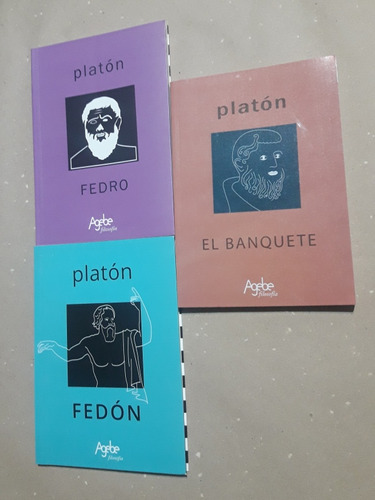 Platón X3 El Banquete + Fedón + Fedro (ver Info)