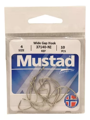 Anzuelo Mustad Wide Gap Hook Modelo 37140-ni