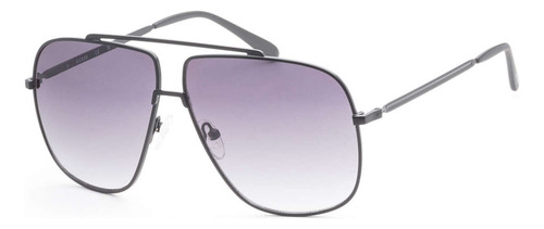 Lentes De Sol Guess Para Caballero Modelo Gf0239-02b De 61mm Lente Gris Degradado con Protección UV