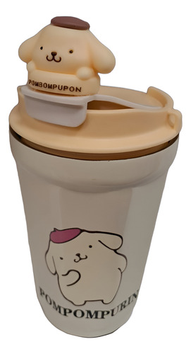 Vaso Cafetero Kawaii 450ml Blanco