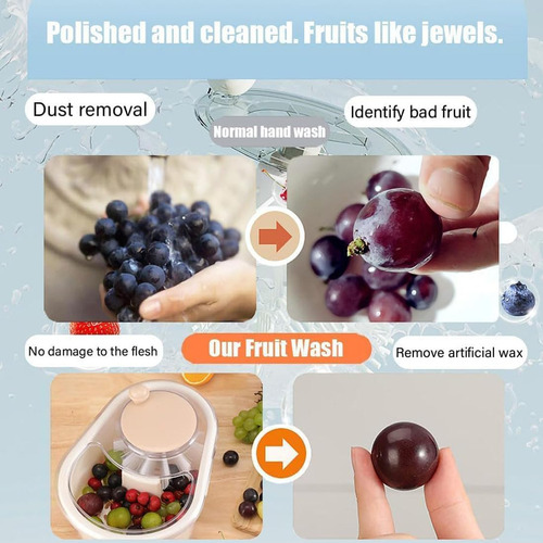 Limpador De Centrifugador De Frutas, Lavador De Frutas