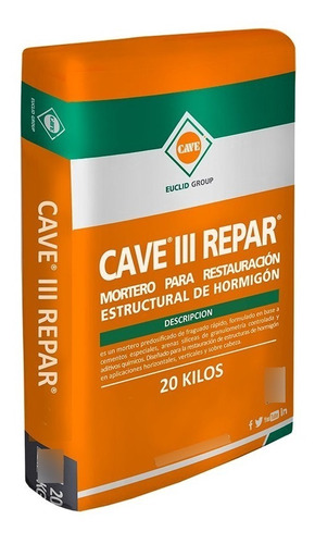 Cave Iii Repar - Estructuración De Hormigon Saco 20 Kg