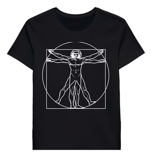 Remera The Vitruvian Man Leonardo Da Vinci Aestheti 70656077