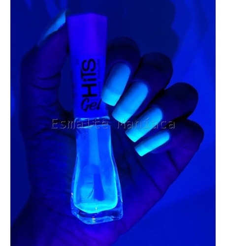 Hits Balada Neon Brilha No Escuro Efeito Gel 8ml