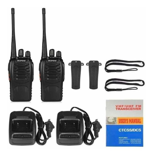 Pack 2 Radio Transmisor Walkie Talkie Baofeng Bf888s