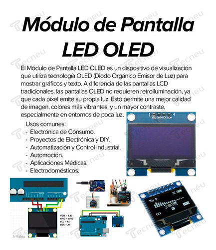 Tela Oled 0,96 Pol. I2c Arduino 128x64 4 Pinos