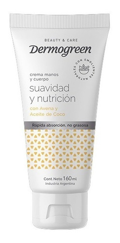 Crema Manos Y Cuerpo Suavidad - Nutricion C/ Coco X160ml