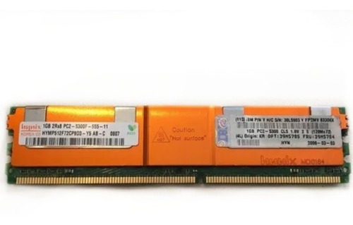 Imagem 2 de 3 de Memória Ddr2 Pc2 5300f 1gb
